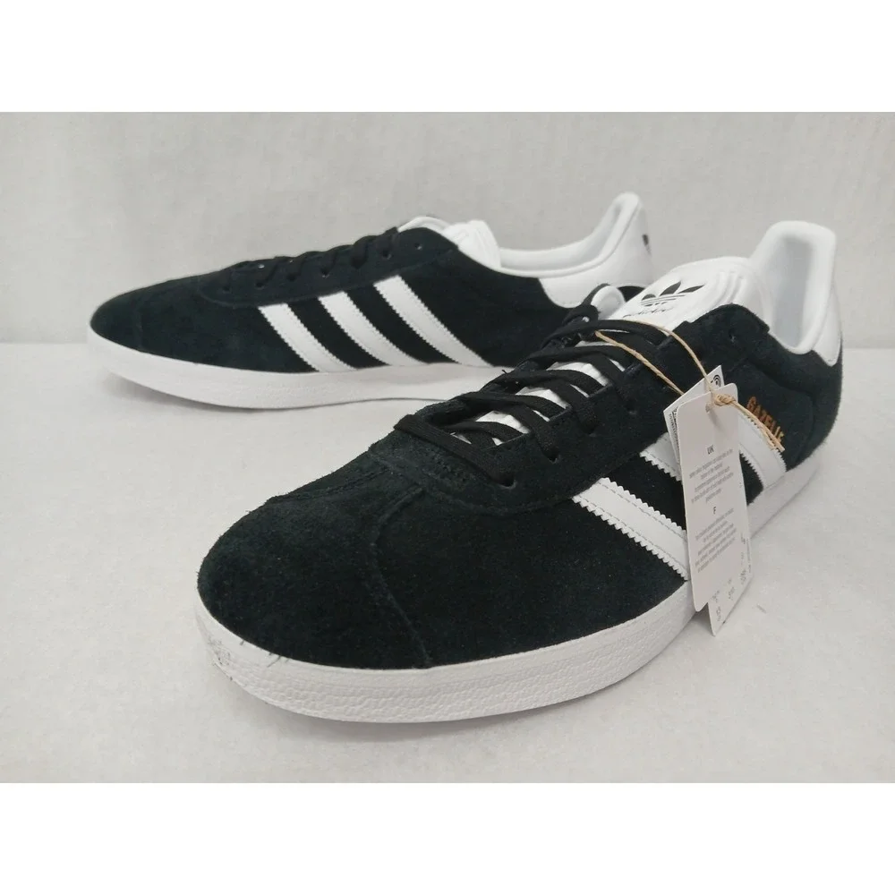 Adidas Originals Men's Gazelle Casual Shoes BB5476 Black White Sz‎ 13